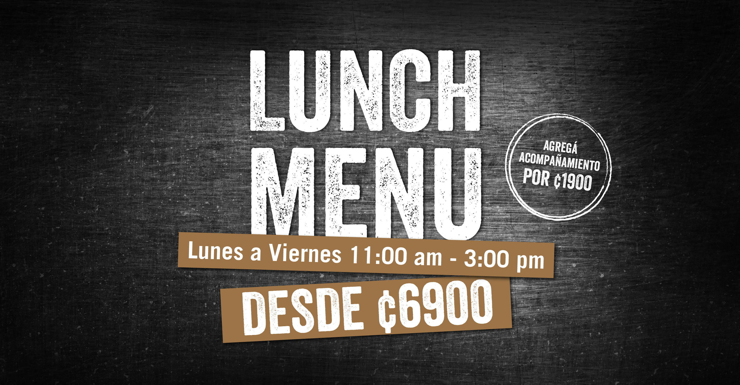 Lunch Menú de 11am a 3pm - Yard House Costa Rica