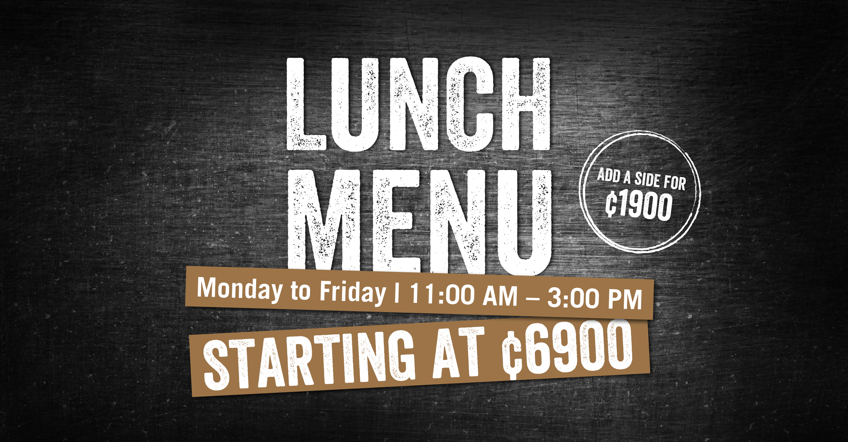 Lunch Menú de 11am a 3pm - Yard House Costa Rica