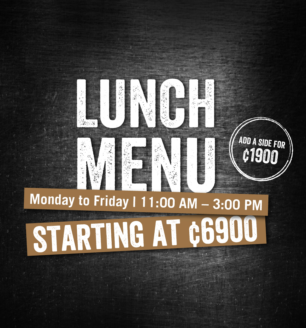 Lunch Menú de 11am a 3pm - Yard House Costa Rica
