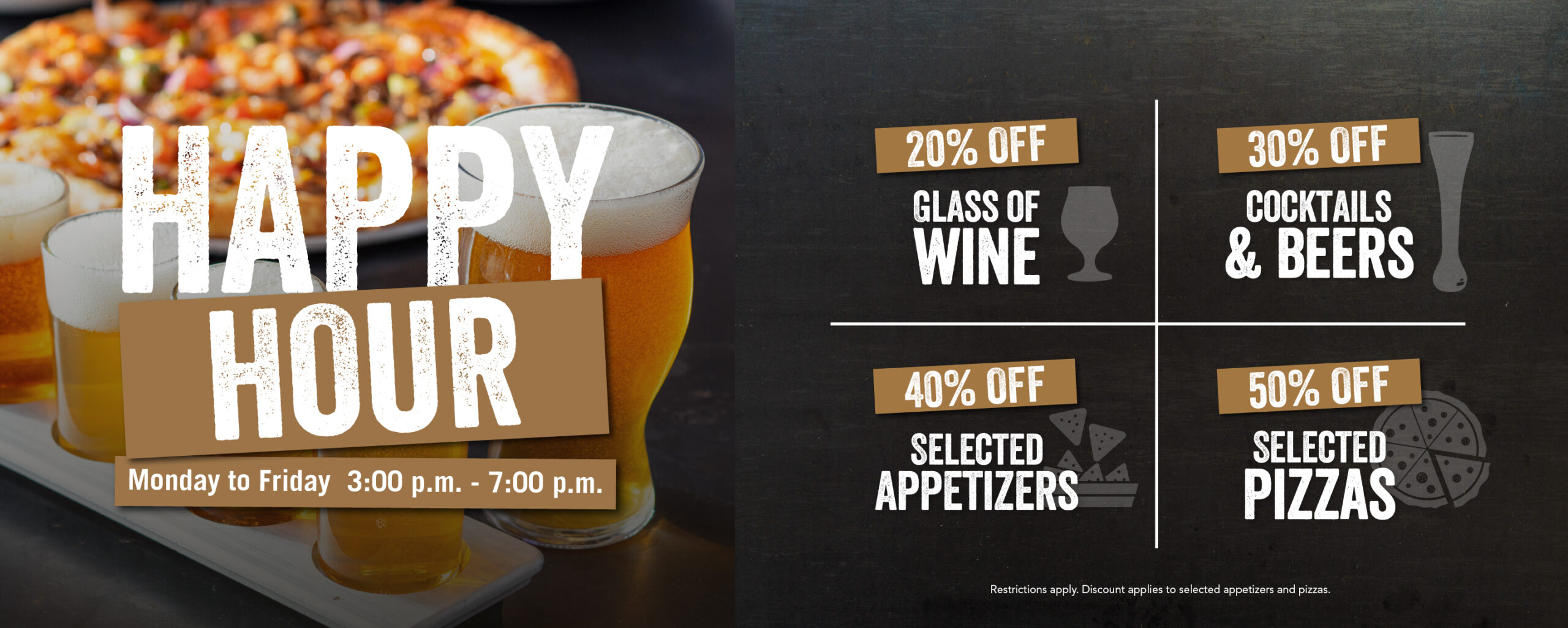 Happy Hour 3pm a 7pm - Yard House Costa Rica